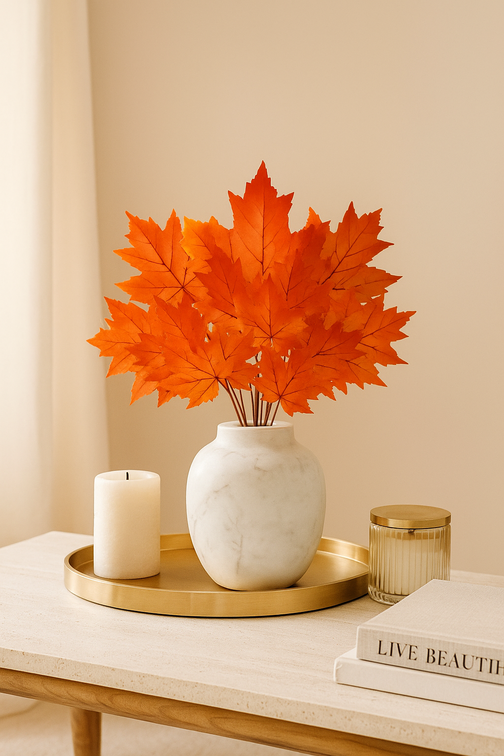 Mapple Leaf 15" Orange (Pack of 10)