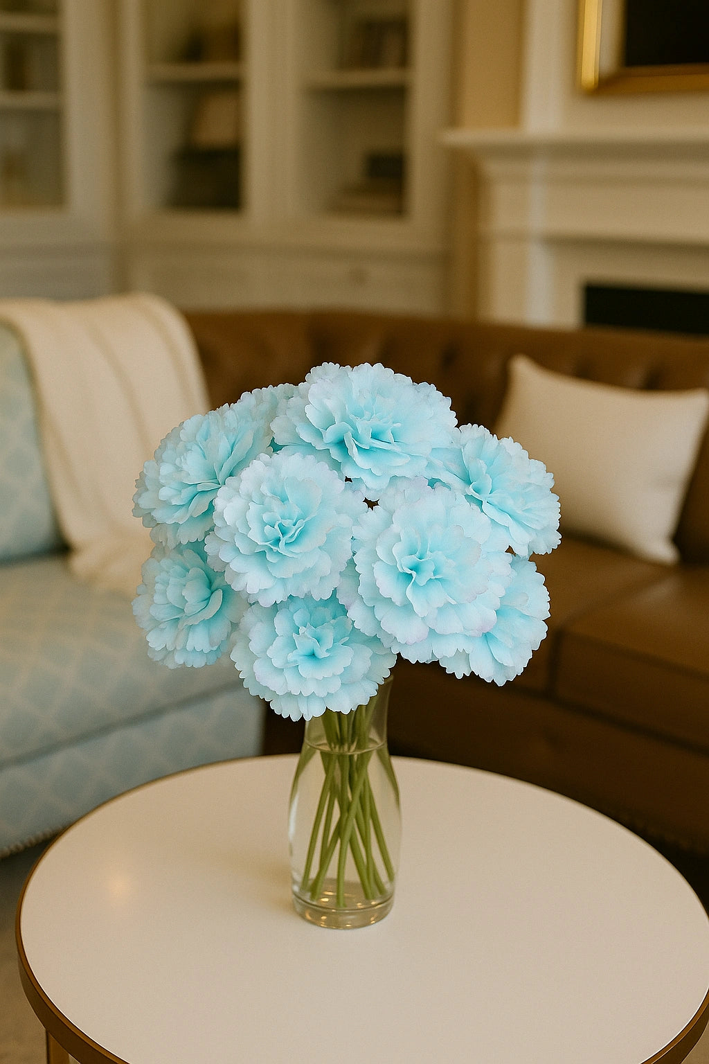 Sky blue Big Carnation (Pack of 200)