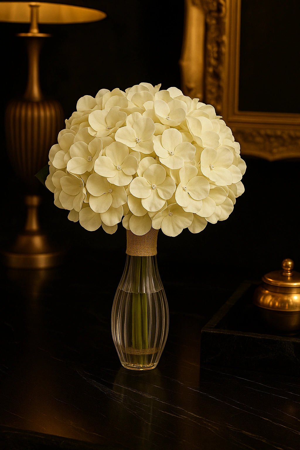 Off White Flr Hydrangea 54 Petals (Pack of 50)