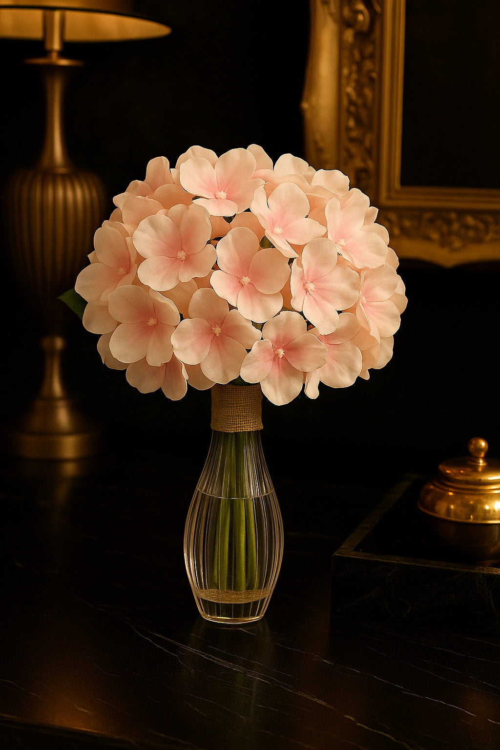 Peach Pink Flr Hydrangea 54 Petals (Pack of 50)