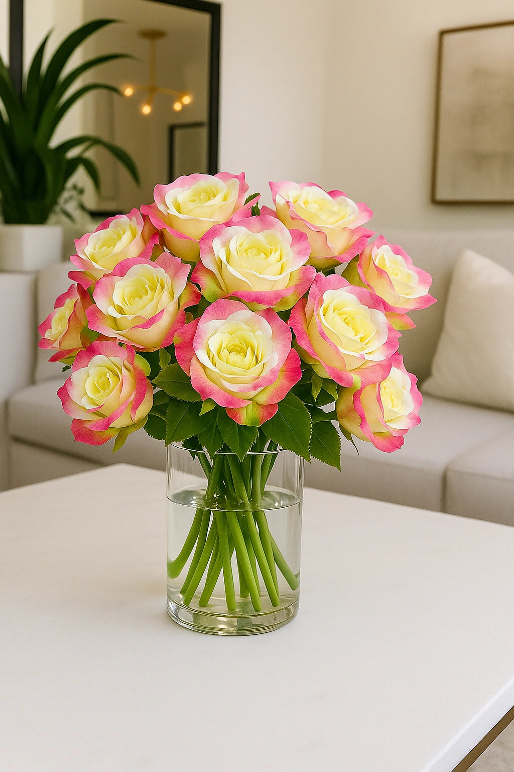 Magenta Green MR10 Rose (Pack of 90)