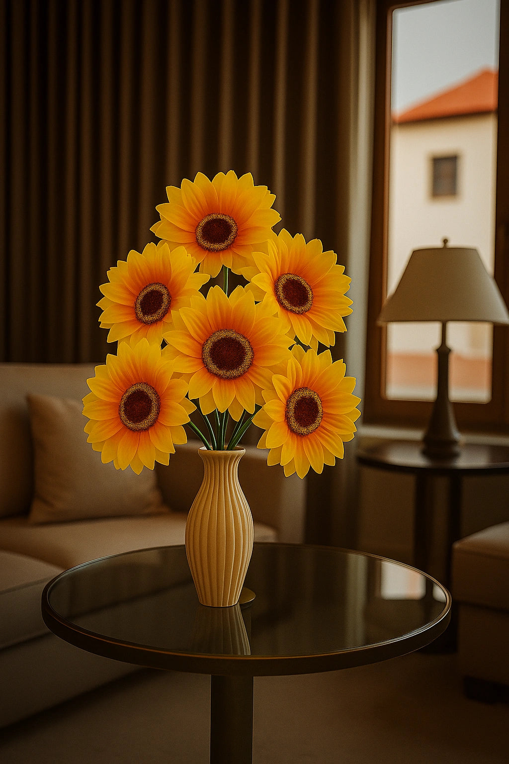 Large Sun Flower Yellow orange (Pack of 100)