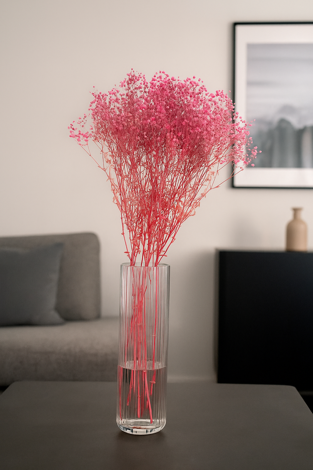 Artifical Flower Gypsy Dark Pink (Pack of 5)