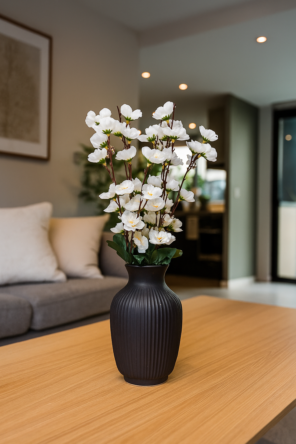 Bunch Cherry Blossom 20" Off White (Pack of 5)