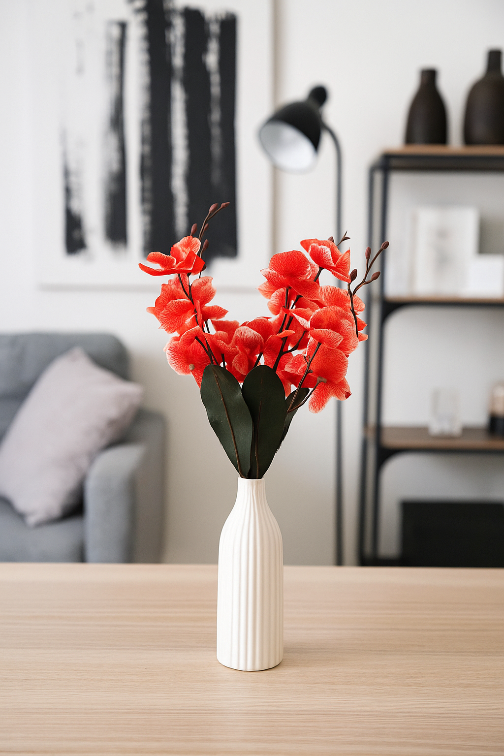 Cymbidium Bunch 17" Red (Pack of 5)