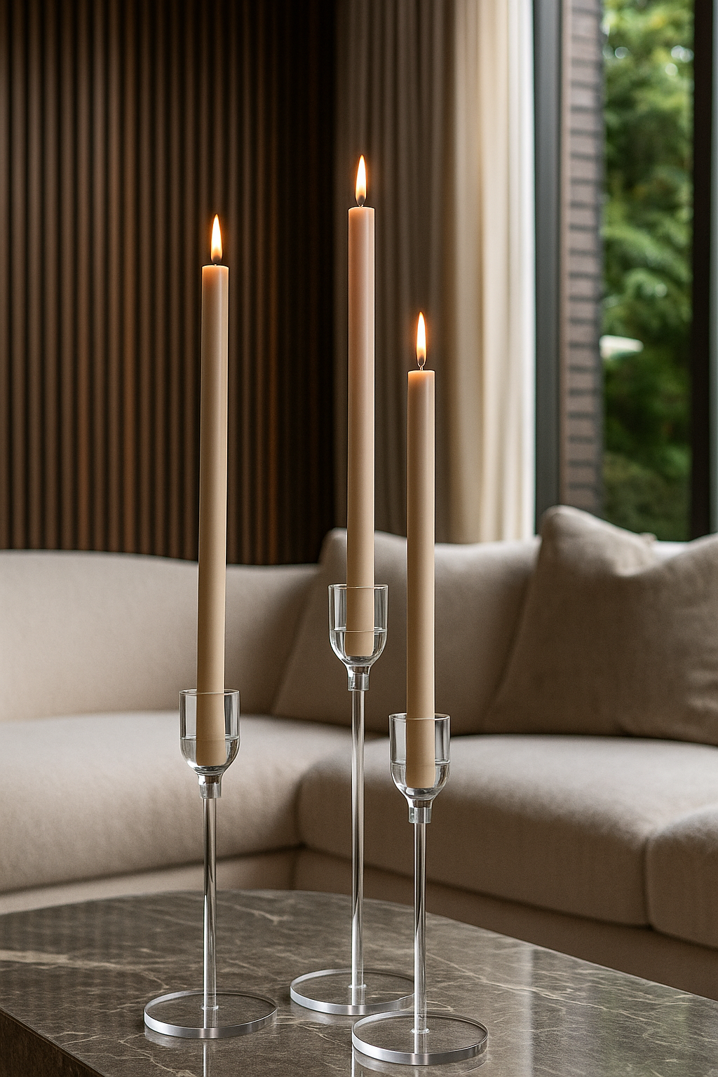 Acrylic Candle Holders Candlestick Holder