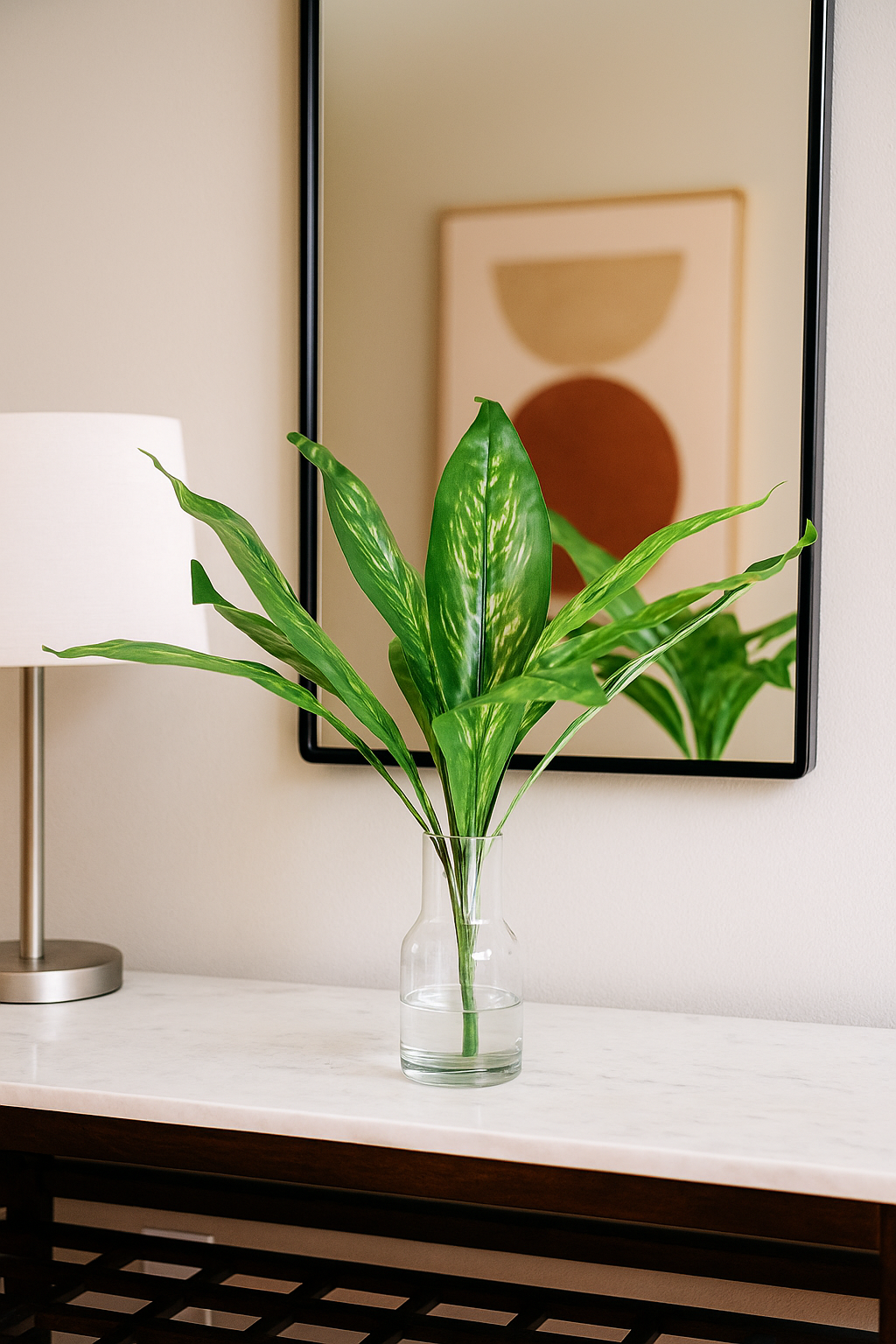 Artificial Dieffenbachia Bunch D/s Grean (Pack of 5)