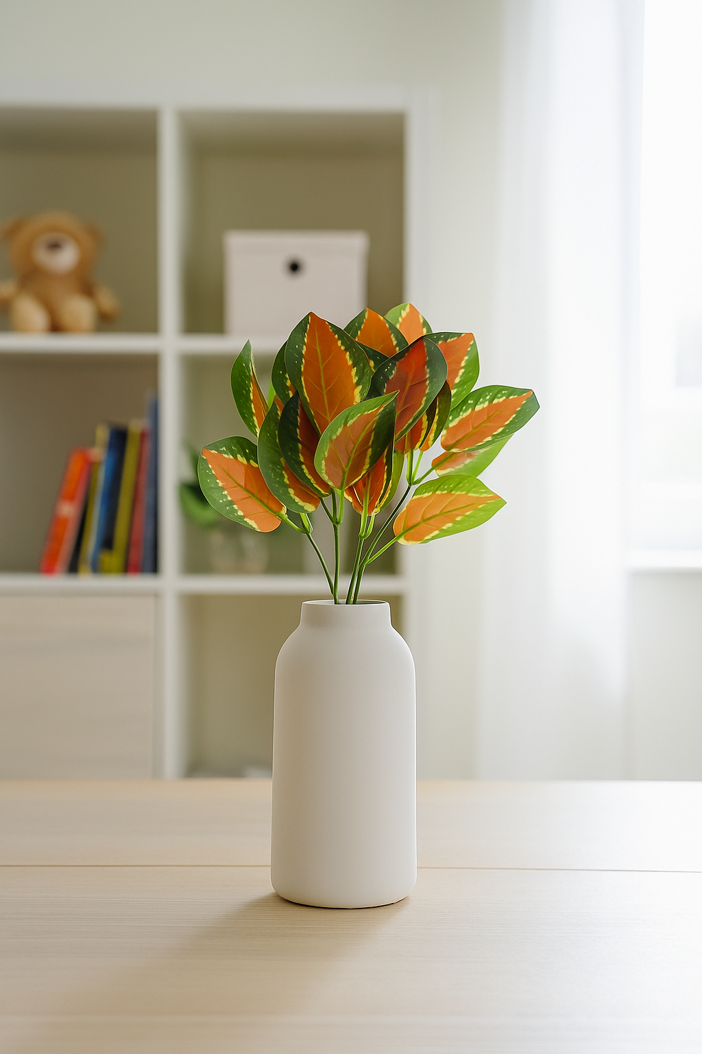 Bunch Leaf D/s Green Brown (Pack of 5)