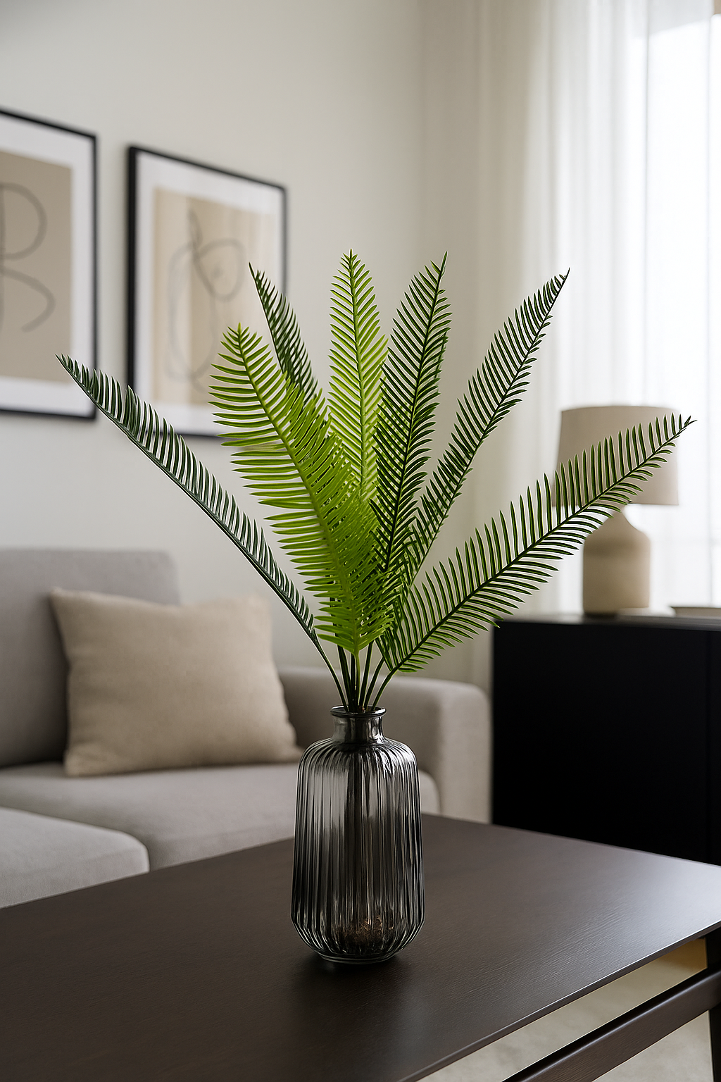 Bunch Ostrich Fern Leaf D/s Green (Pack of 5)