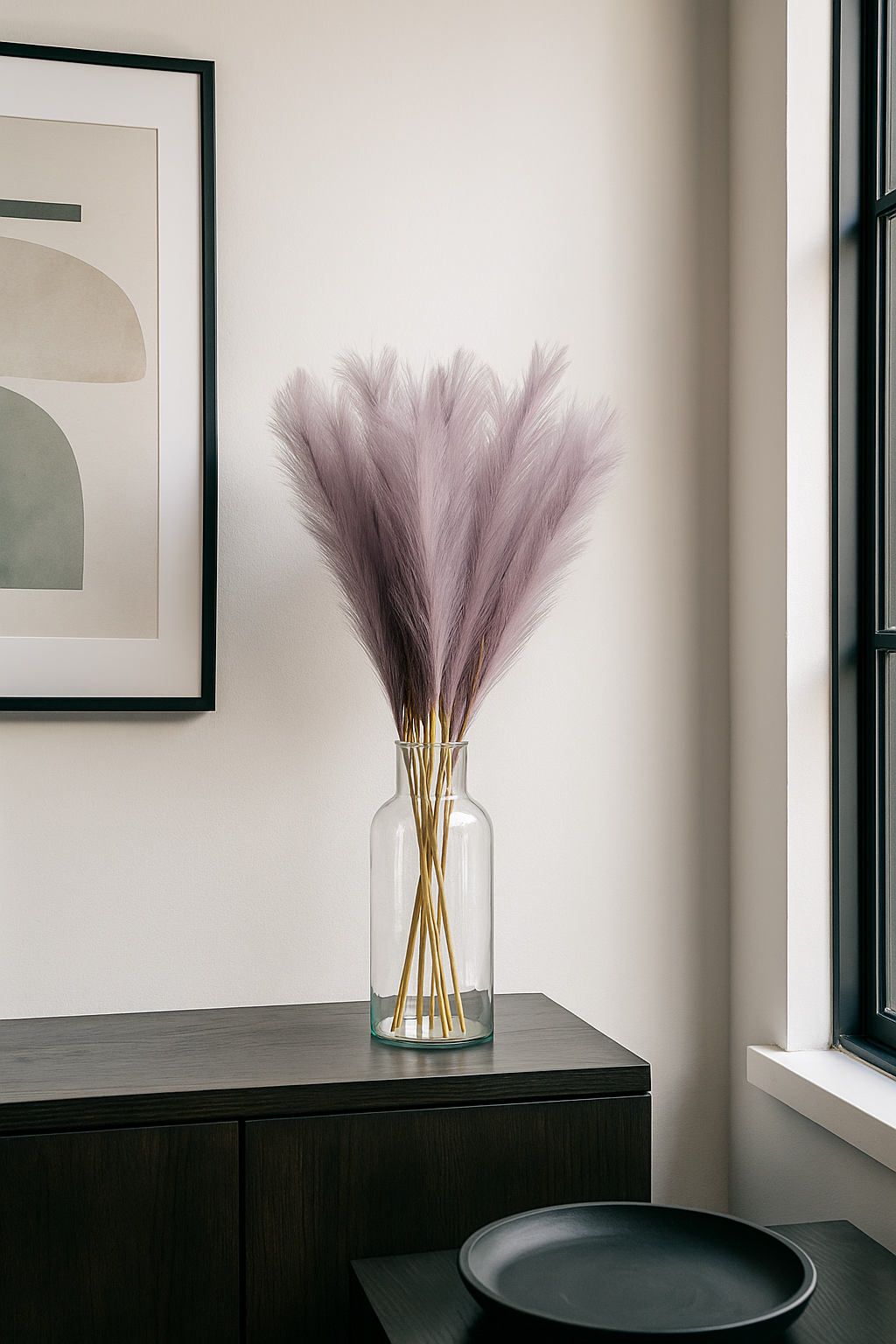 Pampas Grass Bunch 20 Stick 46.5" Lavender (Pack of 10)