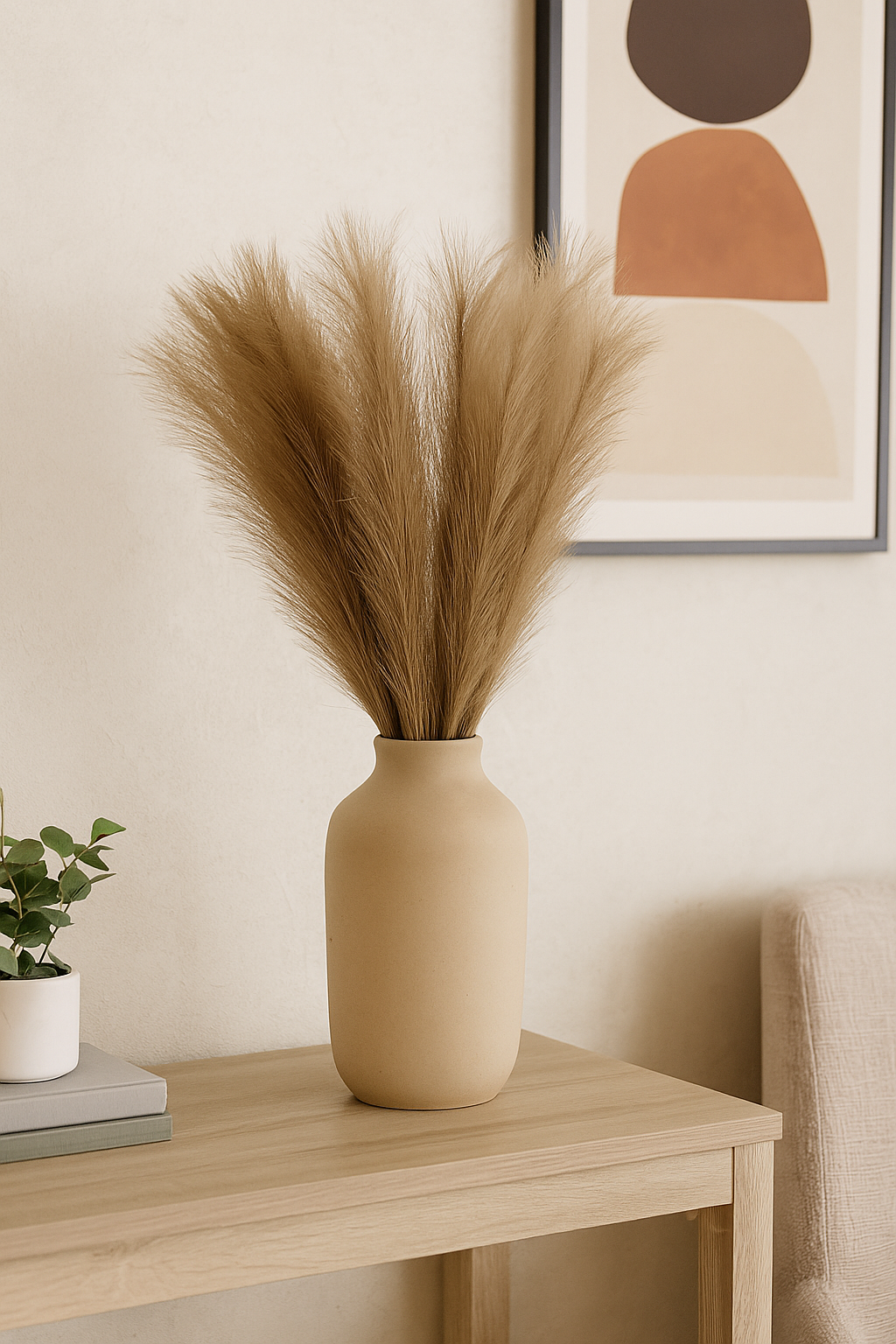 Pampas Grass Single Stick 21" Brown (Pack of 10)