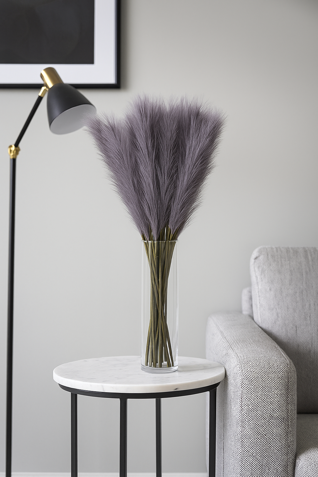 Pampas Grass Stick 31" Lavender (Pack of 10)