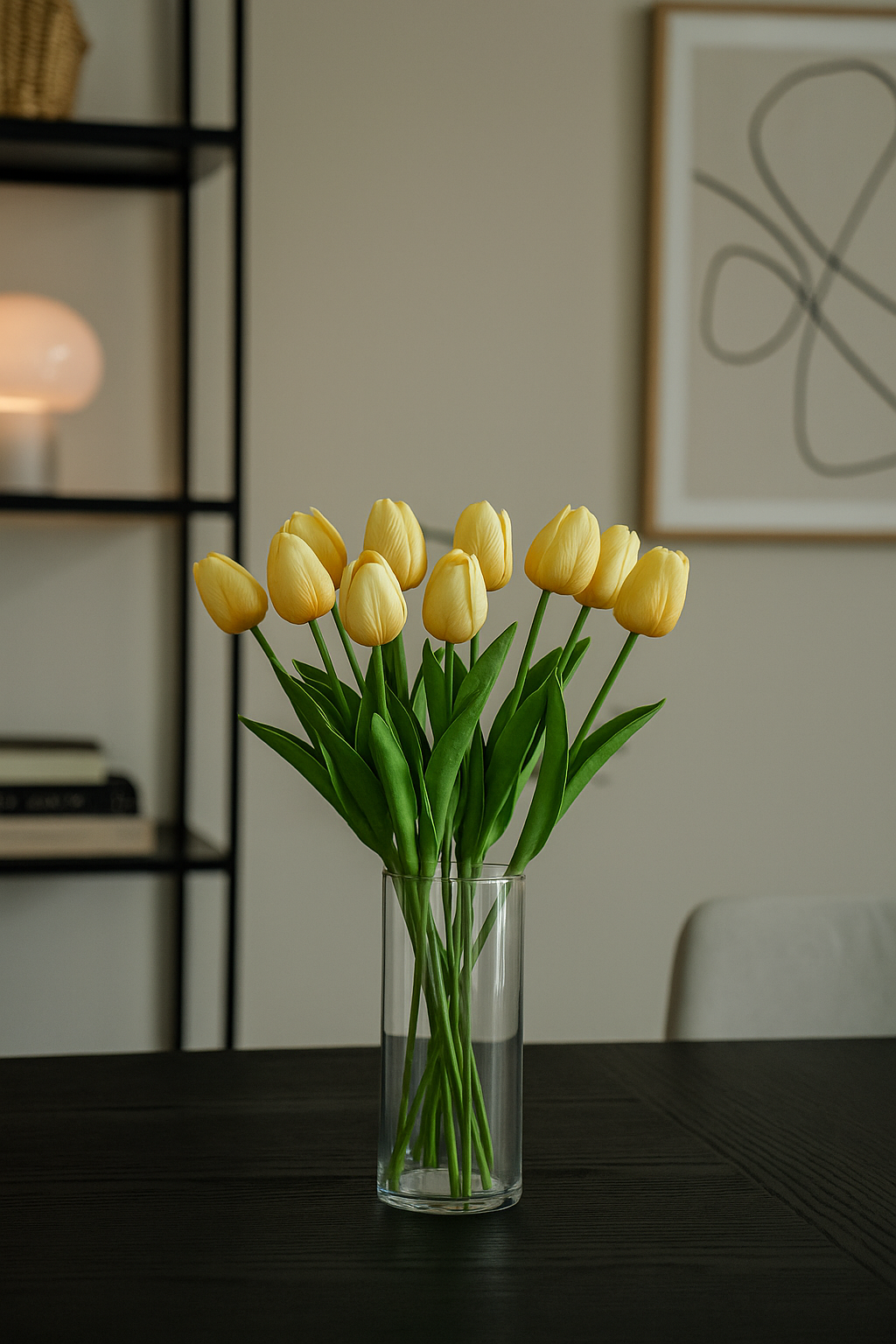 Tulip Stick 13" Orange Cream (Pack of 10)