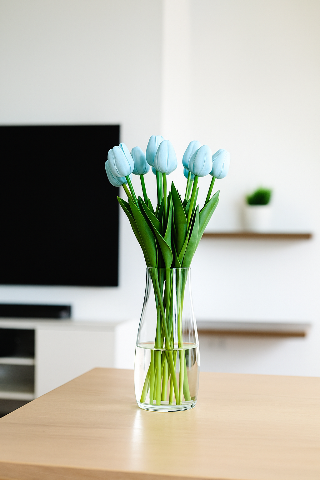 Tulip Stick 13" Sky Blue (Pack of 10)