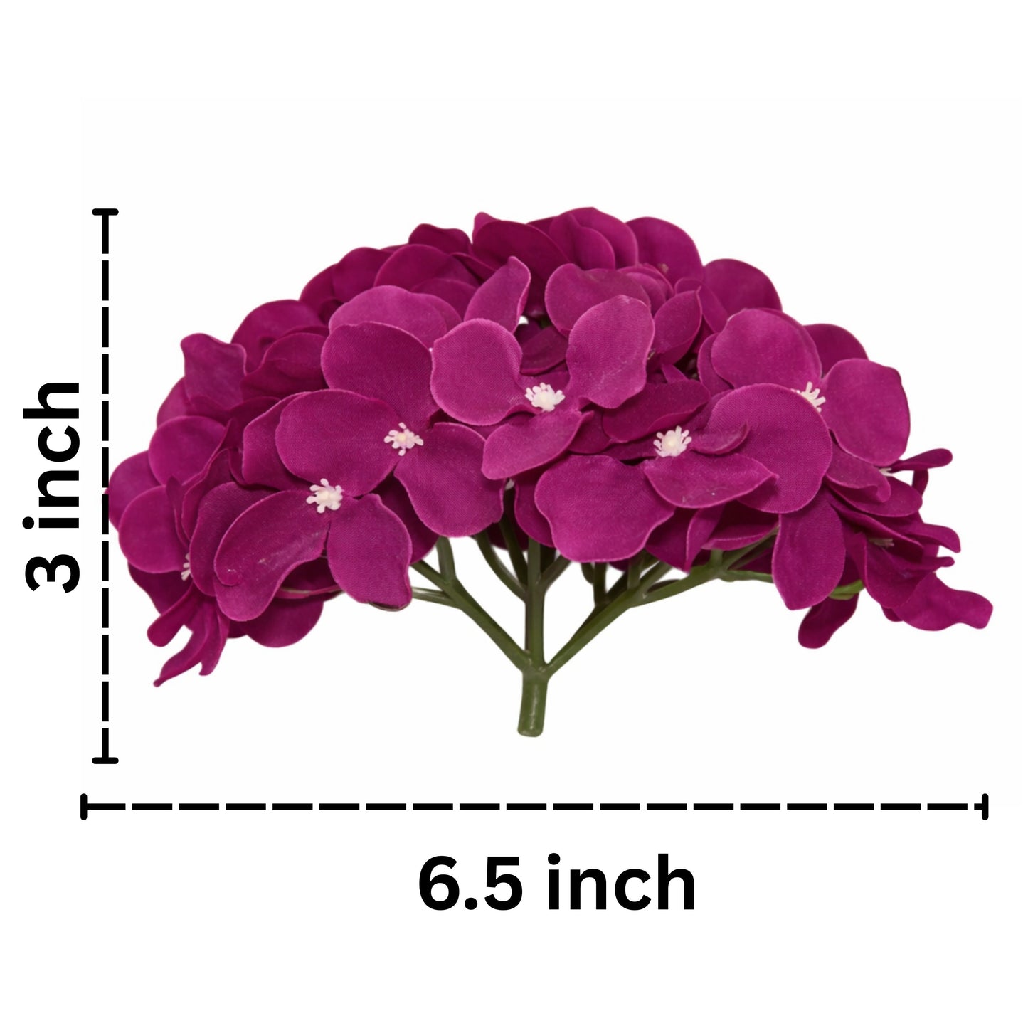 Dark Purple Flr Hydrangea 27 Petals (Pack of 100)