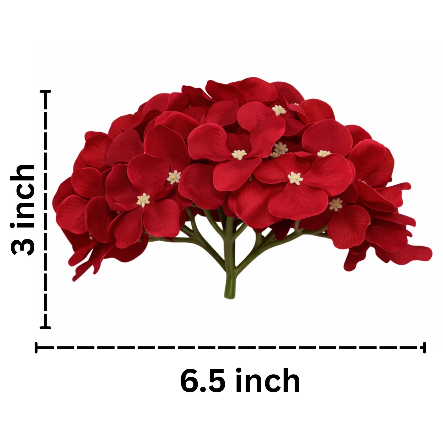 Dark Mehroon Flr Hydrangea 27 Petals (Pack of 100)