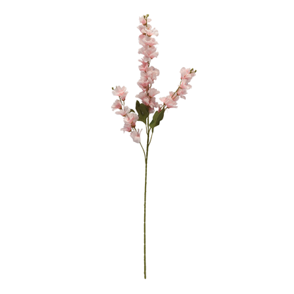 Spring Delphinium Flower Stick 3 Head 100cm Light Pink (Pack of 10)