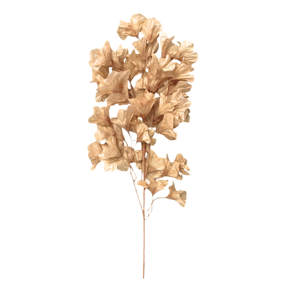 Hibiscus Flower Stick 25 Head 92cm Light Brown (Pack of 10)