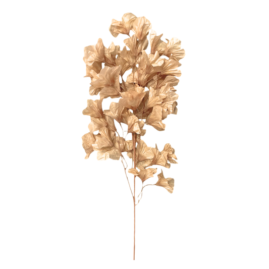 Hibiscus Flower Stick 25 Head 92cm Light Brown (Pack of 10)