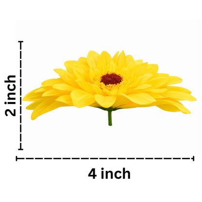 Sun Flower Yellow orange medium (Pack of 100)