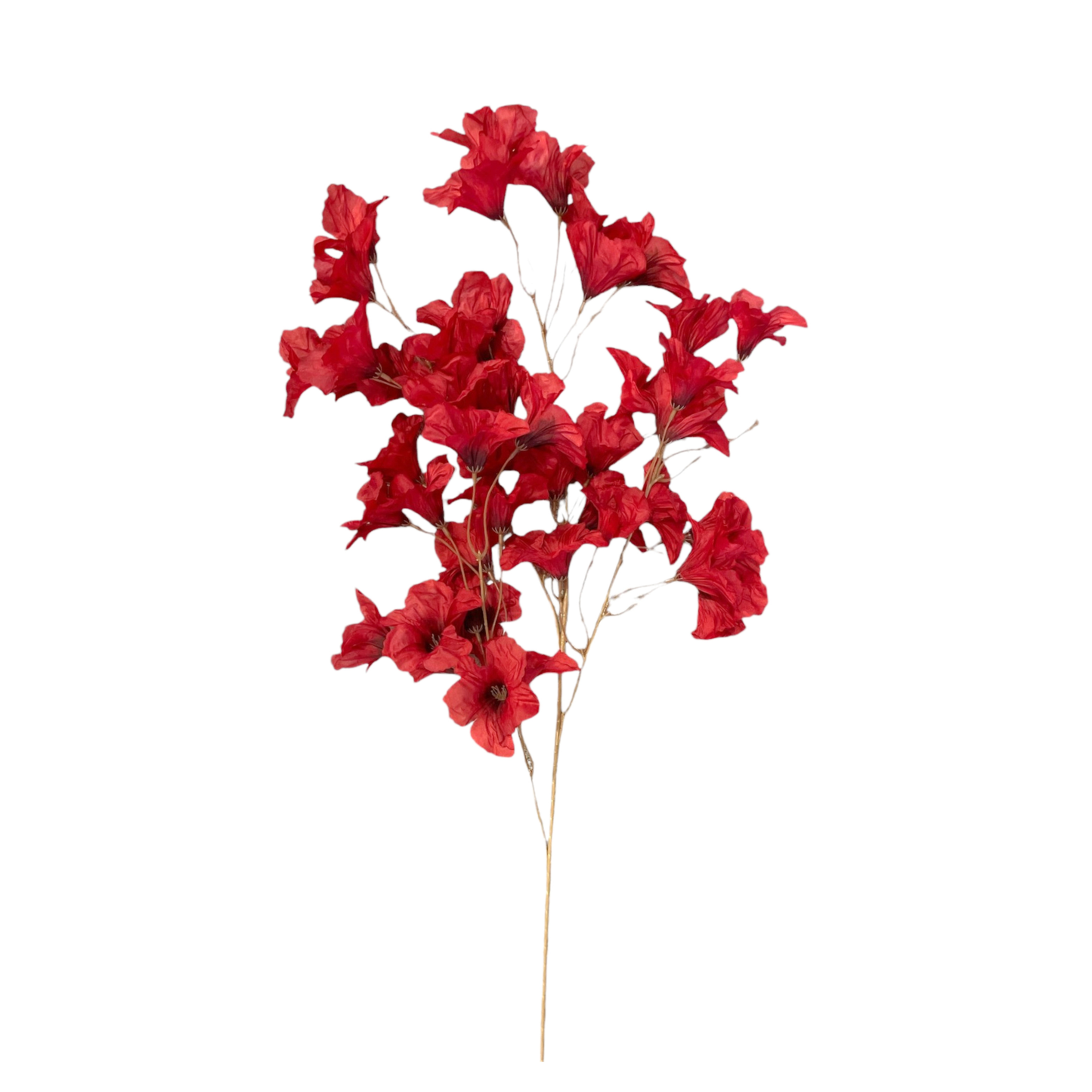 Hibiscus Flower Stick 25 Head 92cm Red (Pack of 10)