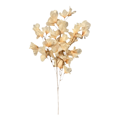 Hibiscus Flower Stick 25 Head 92cm Light Peach (Pack of 10)