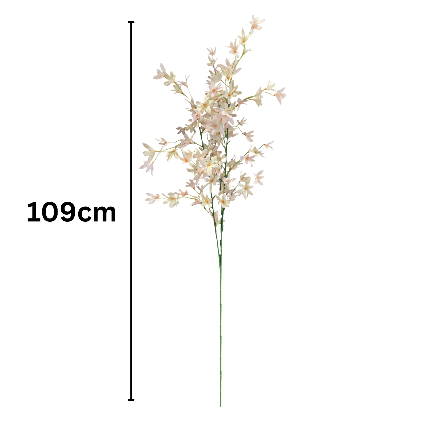 Jasmine Stick 31 Head 116cm Baby Pink White (Pack of 10)