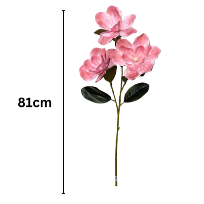 Magnolia Stick 3 Head 82cm Pink (Pack of 10)