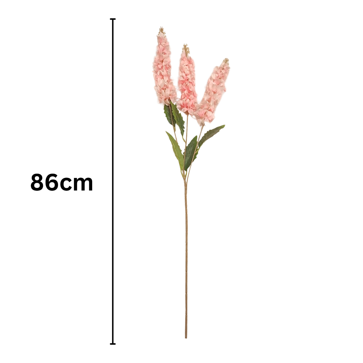 Hyacinth Stick 3 Head 88cm Light Peach (Pack of 10)