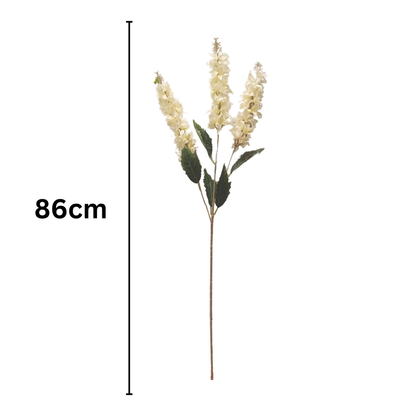 Hyacinth Stick 3 Head 88cm Off White (Pack of 10)