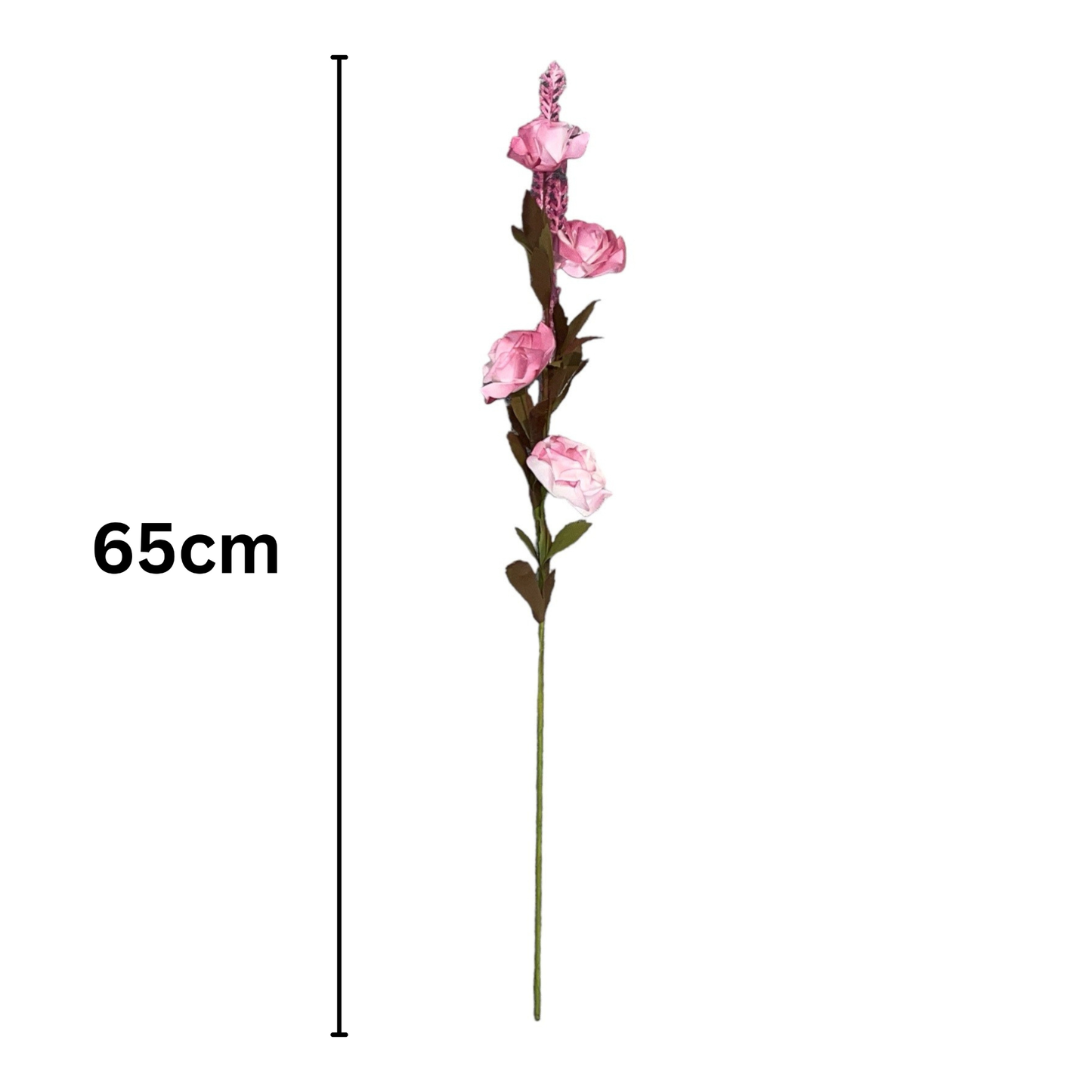 Rose Stick 4-Flowers 26" Magenta (Pack of 10)