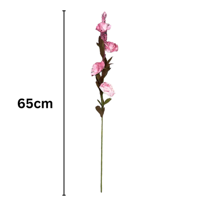 Rose Stick 4-Flowers 26" Magenta (Pack of 10)