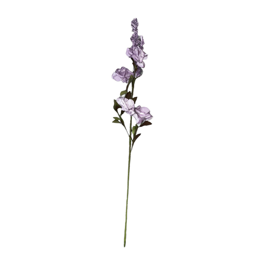 Rose Stick 4-Flowers 26" Purple (Pack of 10)