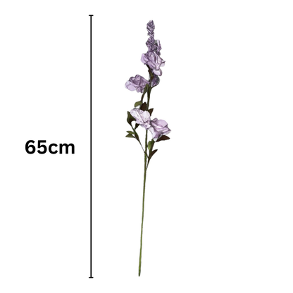 Rose Stick 4-Flowers 26" Purple (Pack of 10)