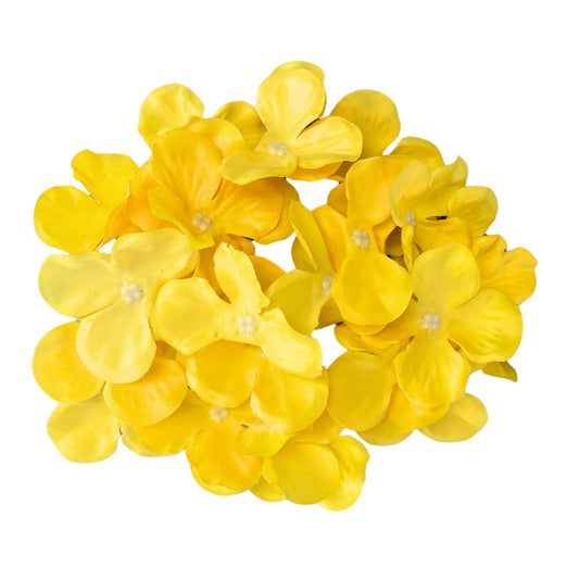 Yellow Flr Hydrangea 27 Petals (Pack of 100)
