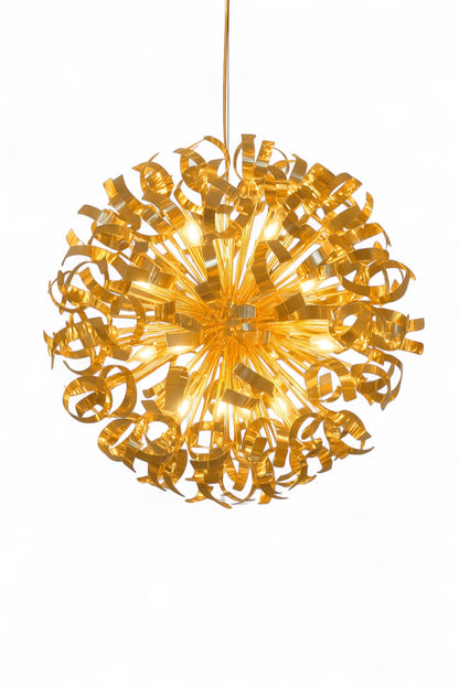 Gold Cascading Chandelier