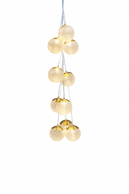 Hanging light Acryliclic Ball 8" (set of 10 Pcs)