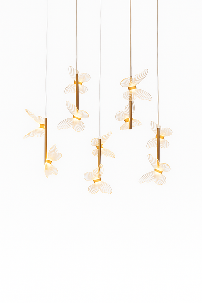 Electric Hanging Butterfly light (set of 5)