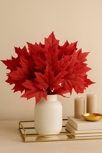 Mapple Leaf 15" Magenta (Pack of 10)