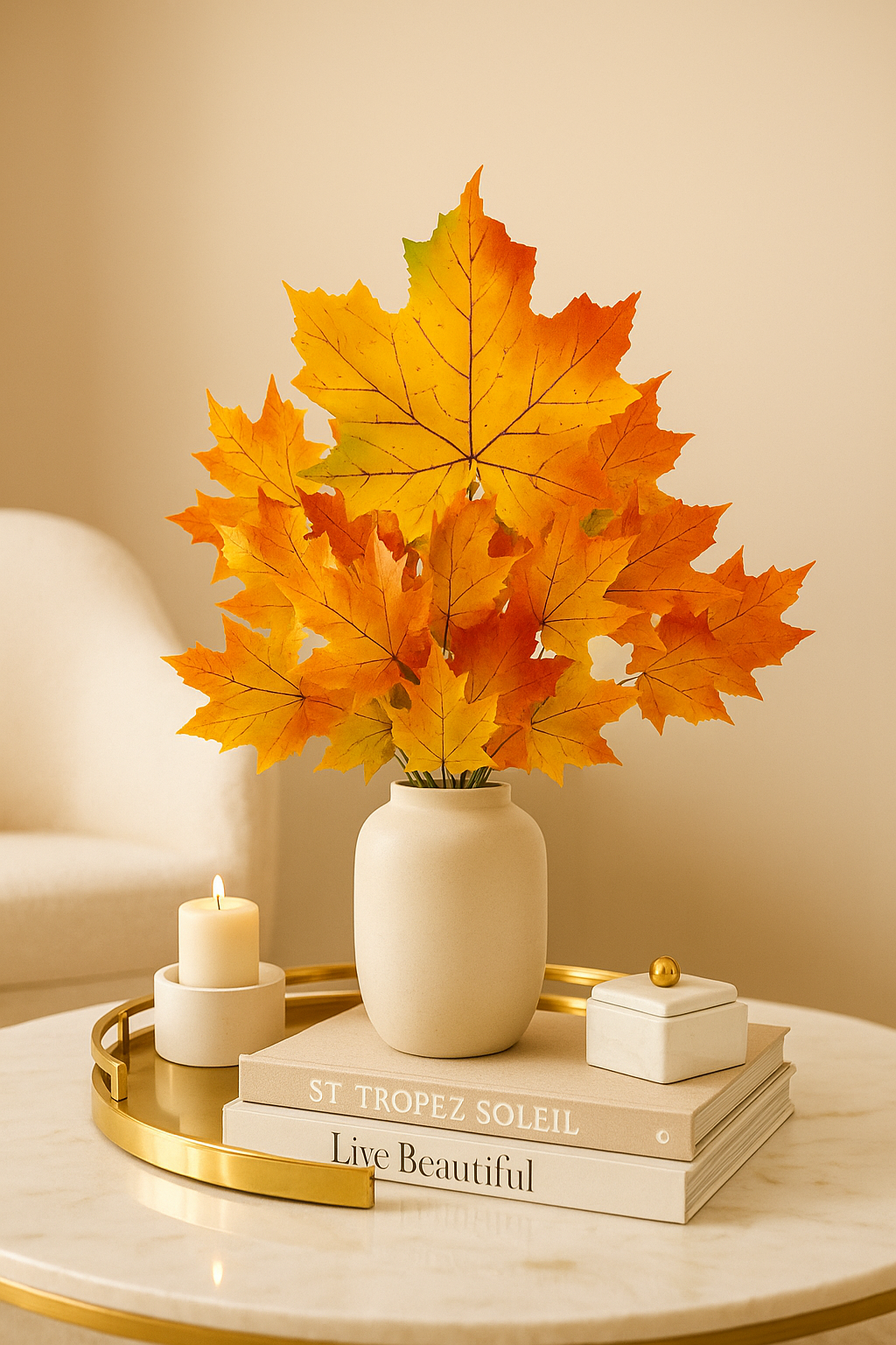 Mapple Leaf 15" Yellow (Pack of 10)