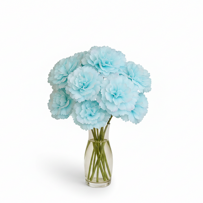 Sky blue Big Carnation (Pack of 200)