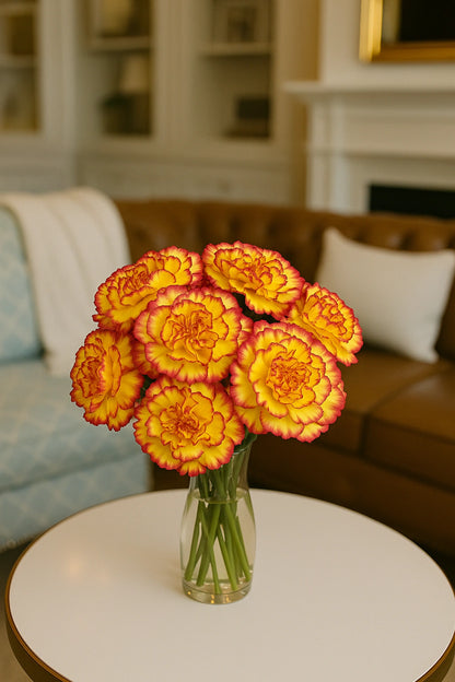 Lemon yellow Big Carnation (Pack of 200)