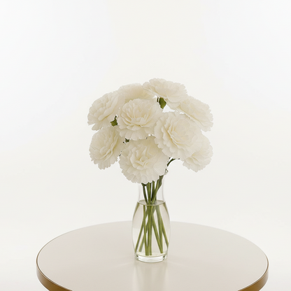 Off White Big Carnation (Pack of 200)