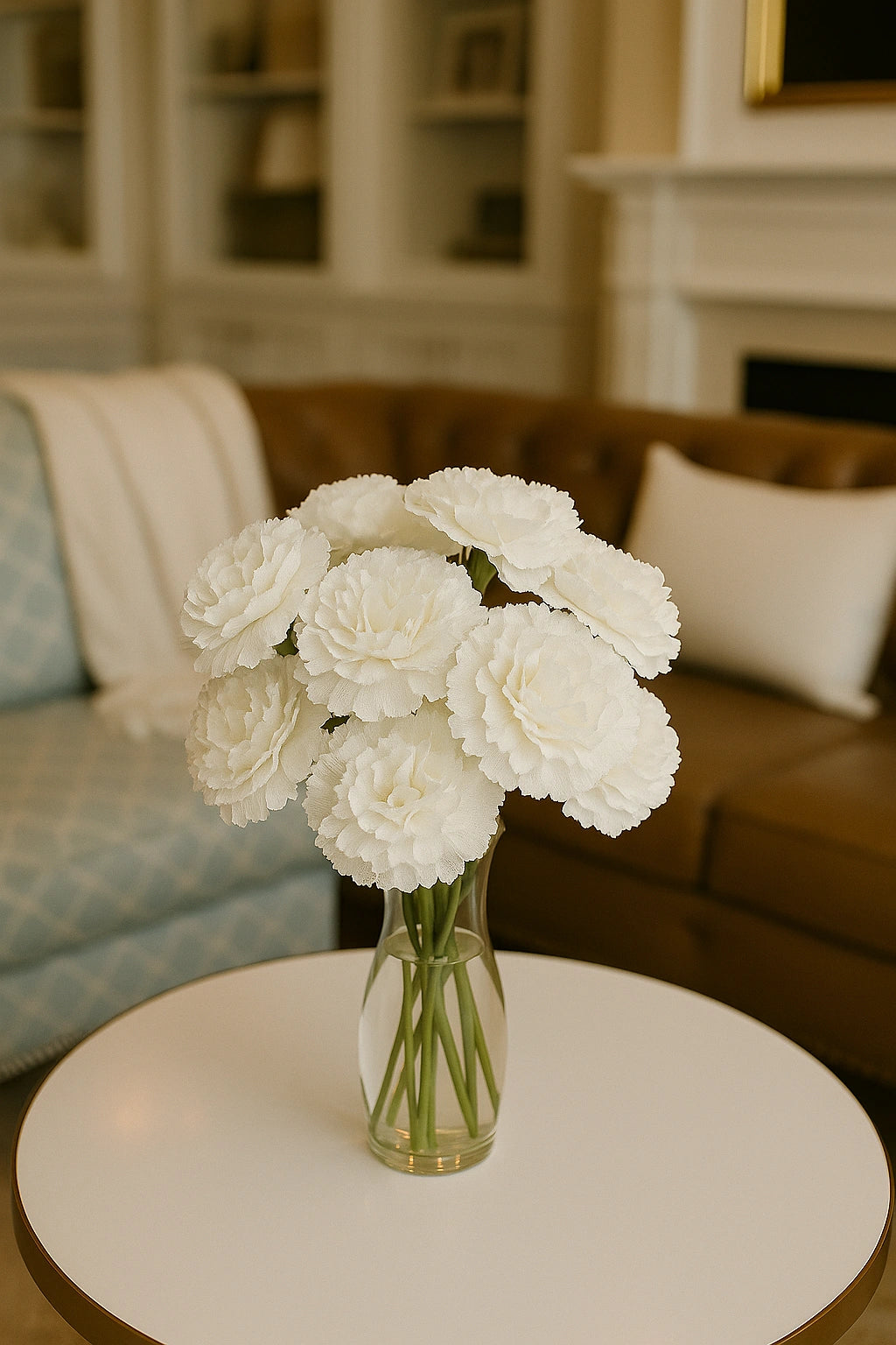 Off White Big Carnation (Pack of 200)