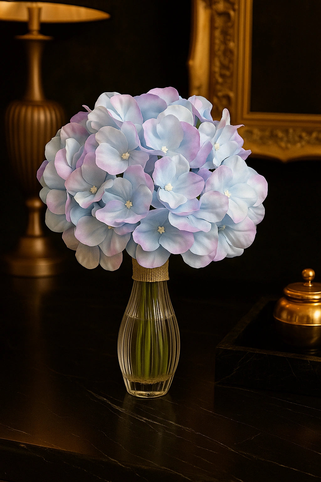 Sky Blue Purple Flr Hydrangea 54 Petals (Pack of 50)