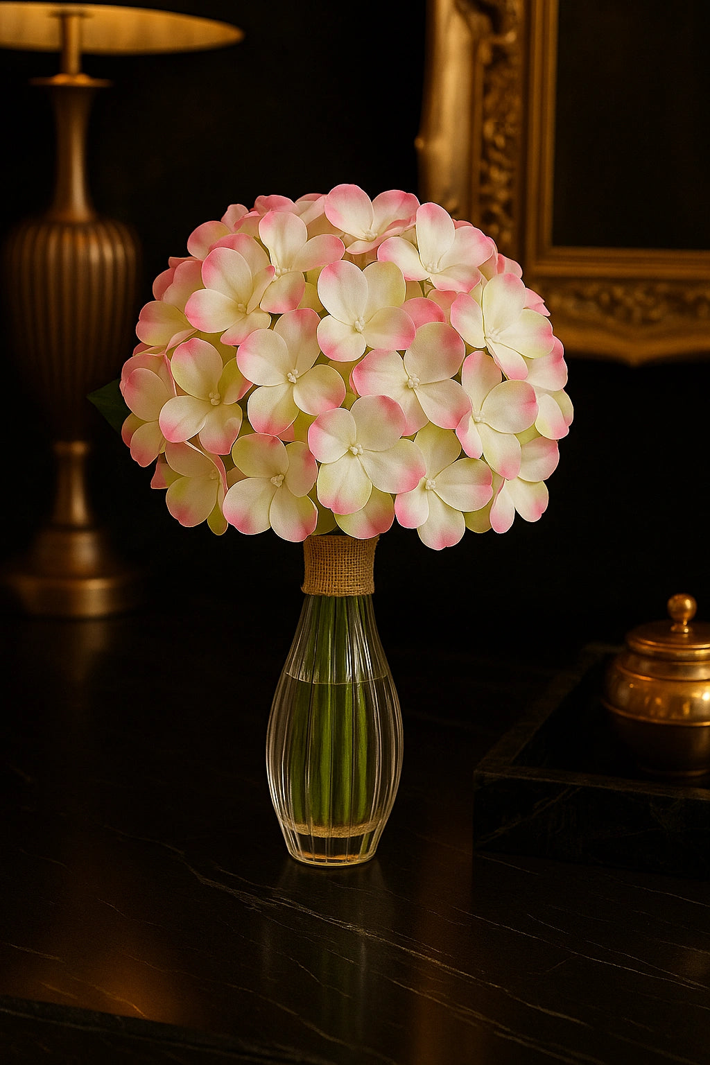 Light Pink Cream Flr Hydrangea 54 Petals (Pack of 50)