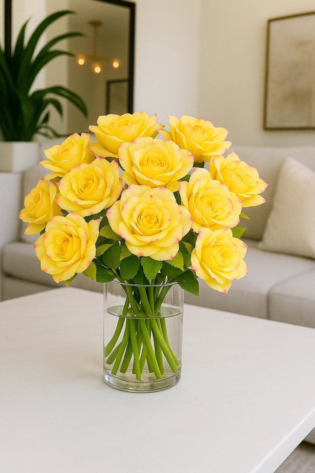 Pale Yellow Rani MR10 Rose (Pack of 90)