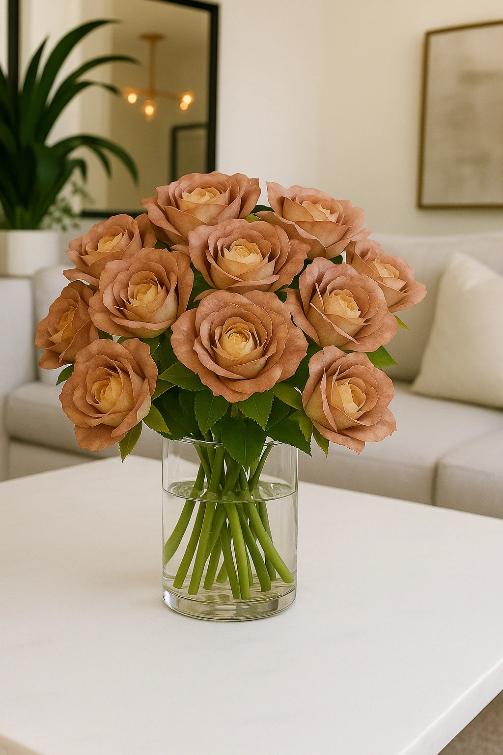Brown Yellow MR10 Rose (Pack of 90)
