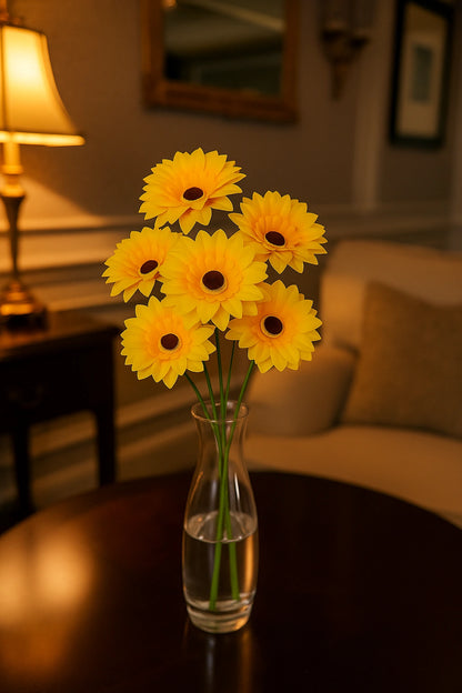 Sun Flower Yellow orange medium (Pack of 100)