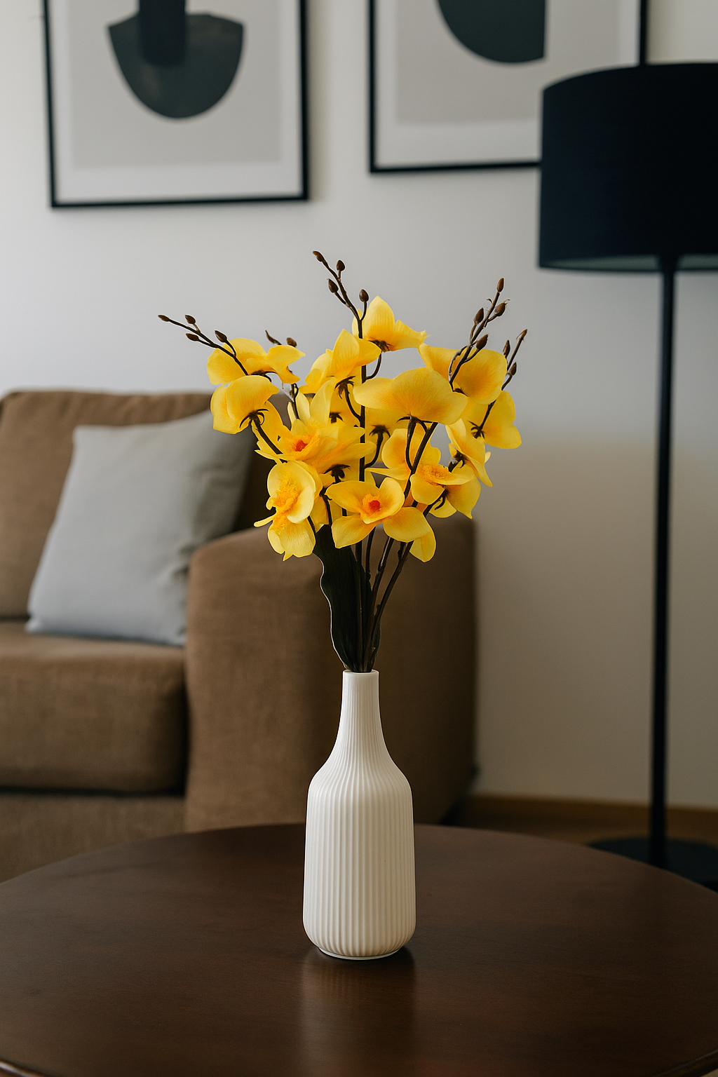 Cymbidium Bunch 17" Yellow (Pack of 5)